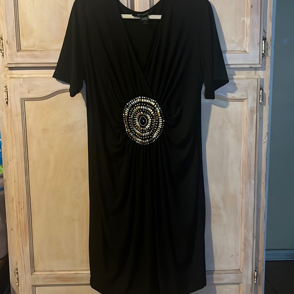 Black Ashley Stewart dress size 14/16. Like new.